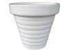Wholesale Plant Container, Pots & Planters > Stackable Series
Vee Pot : Plain Color:<br>Rim Glazed (Off White)