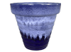Wholesale Plant Container, Pots & Planters > Stackable Series
Vee Pot : Double Glazed:<br>Rim Glazed (Frosty Blue)